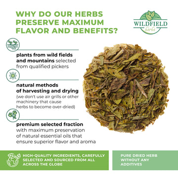 4 Oz. Dried Lovage Herb Lovage Leaves Herbal Tea (Levisticum Officinale) - 113G Herb Tea Lev Sticum