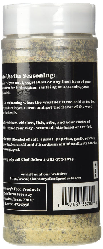 John Henry's Mojave Garlic Pepper Rub, 11.5oz