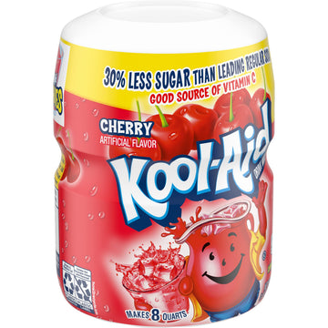 Kool-Aid Cherry Drink Mix, 19oz (Pack of 2), 1.18 Pound Total, Model 043000953532