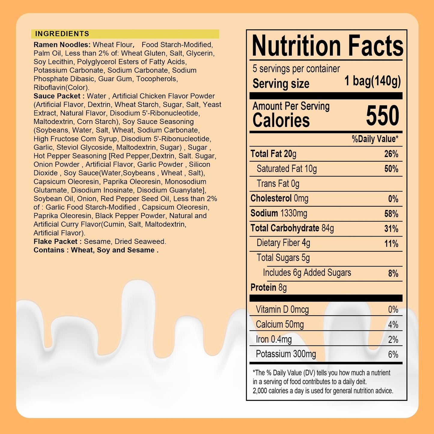 Samyang Carbonara Flavor Buldak Ramen Pack Of 5