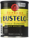Supreme by Bustelo Estilo Espresso Cafe Molido 10 oz (Pack of 2)