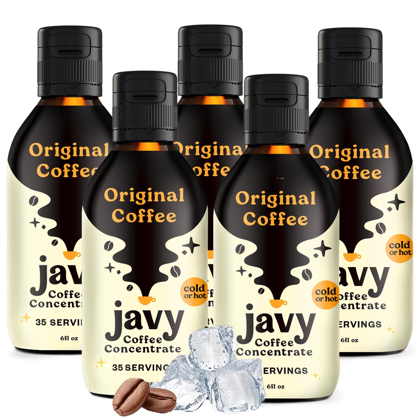 Coffee Concentrate - Cold Brew Coffee Perfect For Hot Or Iced Instant Coffees Hot Drinks Cold Brew Concentrate 5 Pack - Oriflavor Blendal