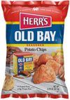 Herrs Old Bay Potato Chips, 2.375 Ounce (Pack of 24 Bags) - Crispy Potato Chips with Classic Old Bay Seasoning - Perfect for Pi