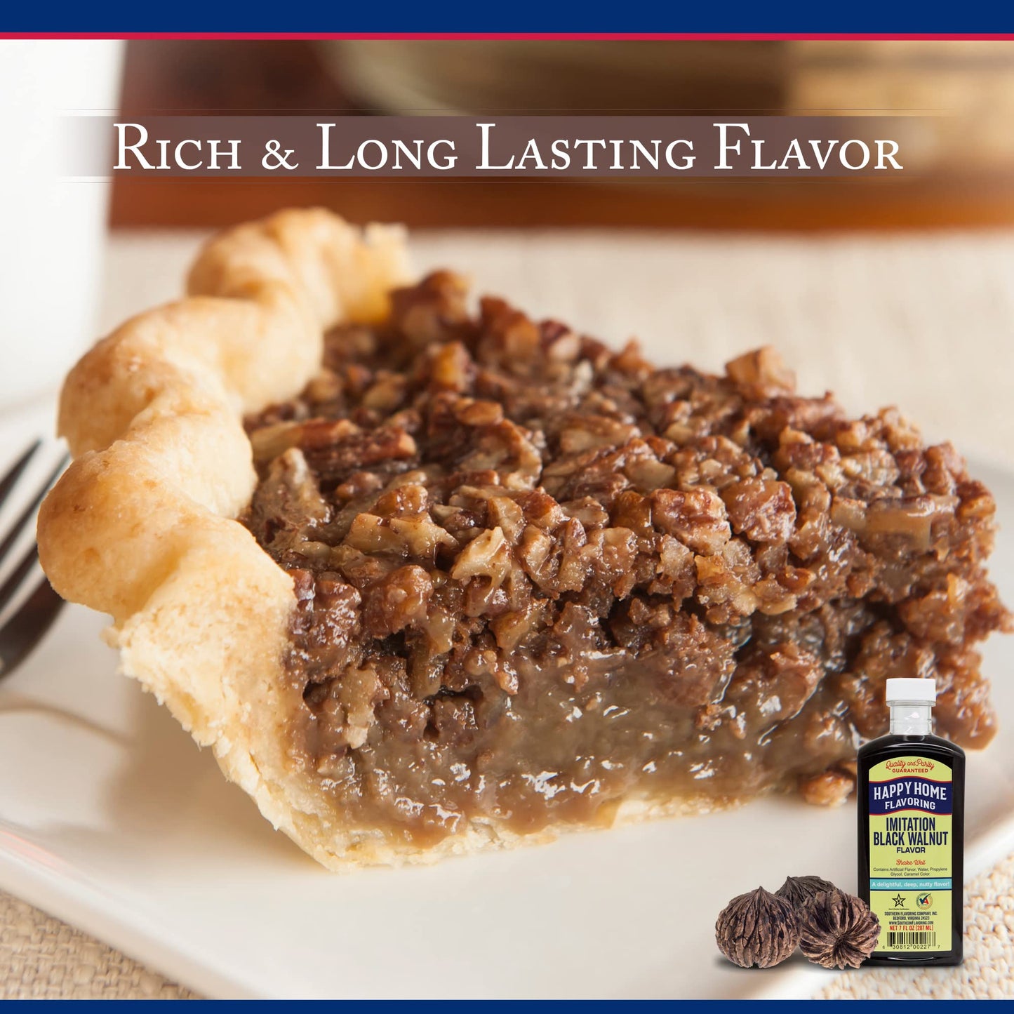 Happy Home compatible with Black Walnut Flavoring, Non- ic, 7 Fl Oz, Certified Kosher