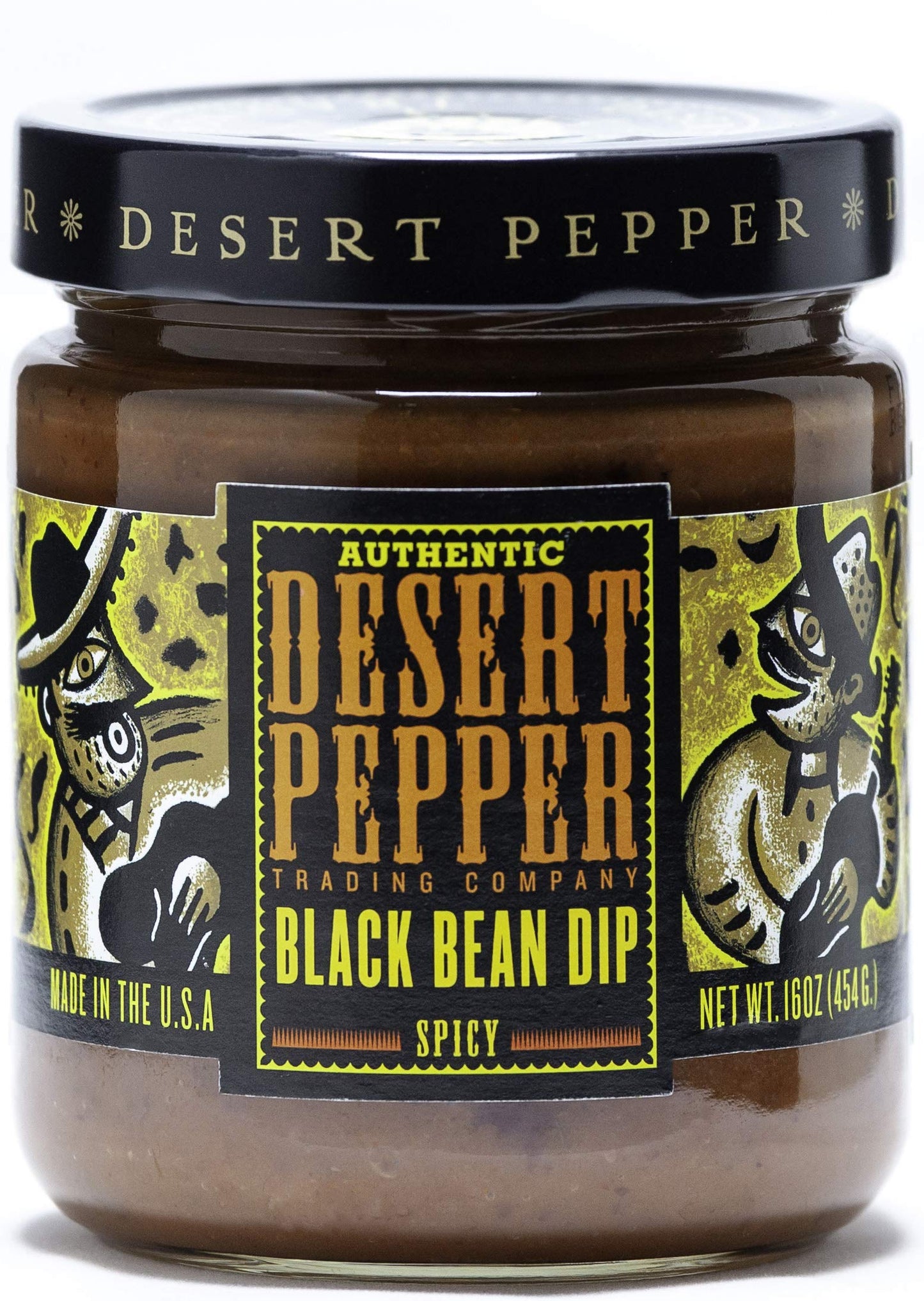 Desert Pepper Spicy Black Bean Dip (16 Ounces, 1)