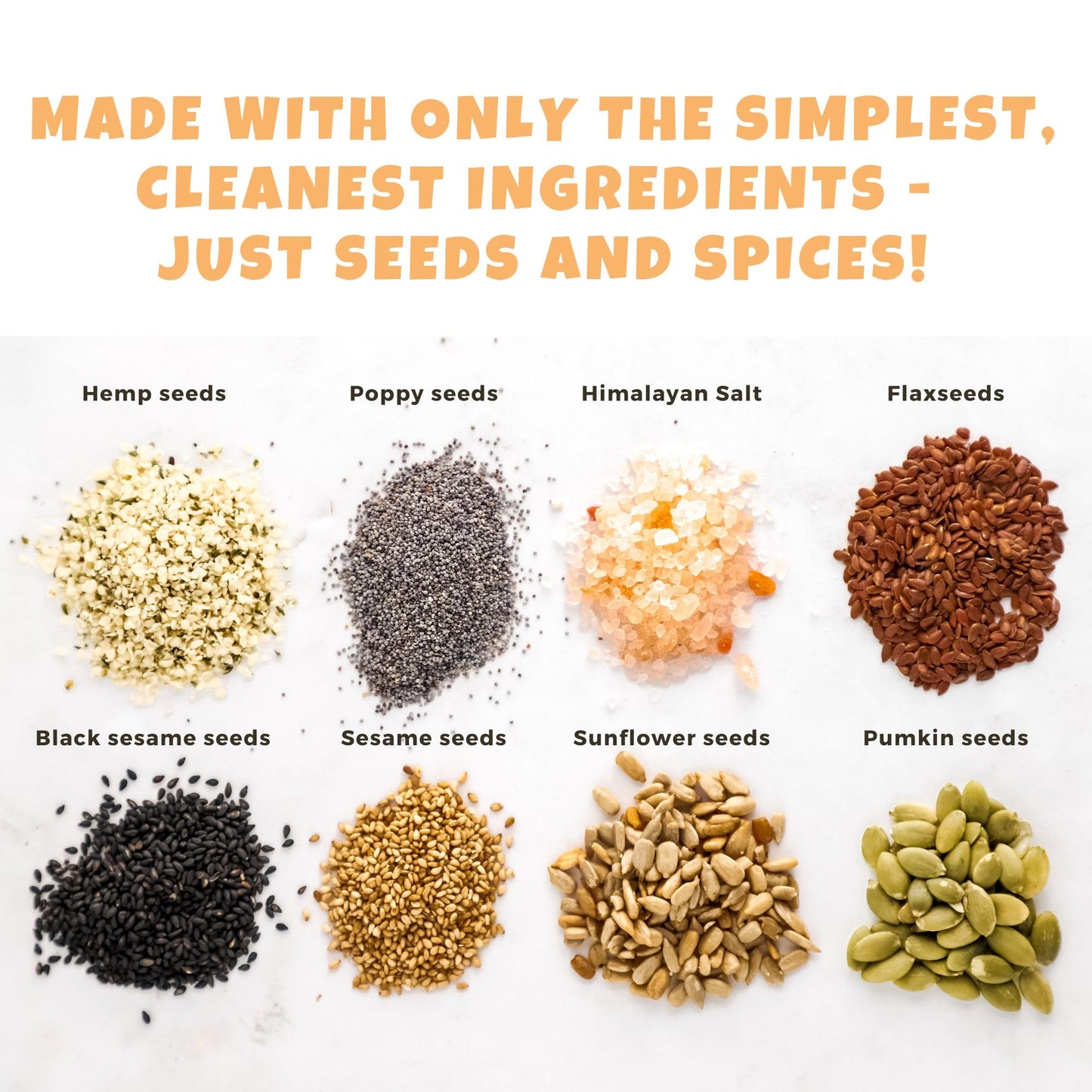 Ellas Flats Everything All Seed Savory Crisps - All Natural, Gluten Free, Good Source Of Protein, High Fiber, Vegan And Keto Fri