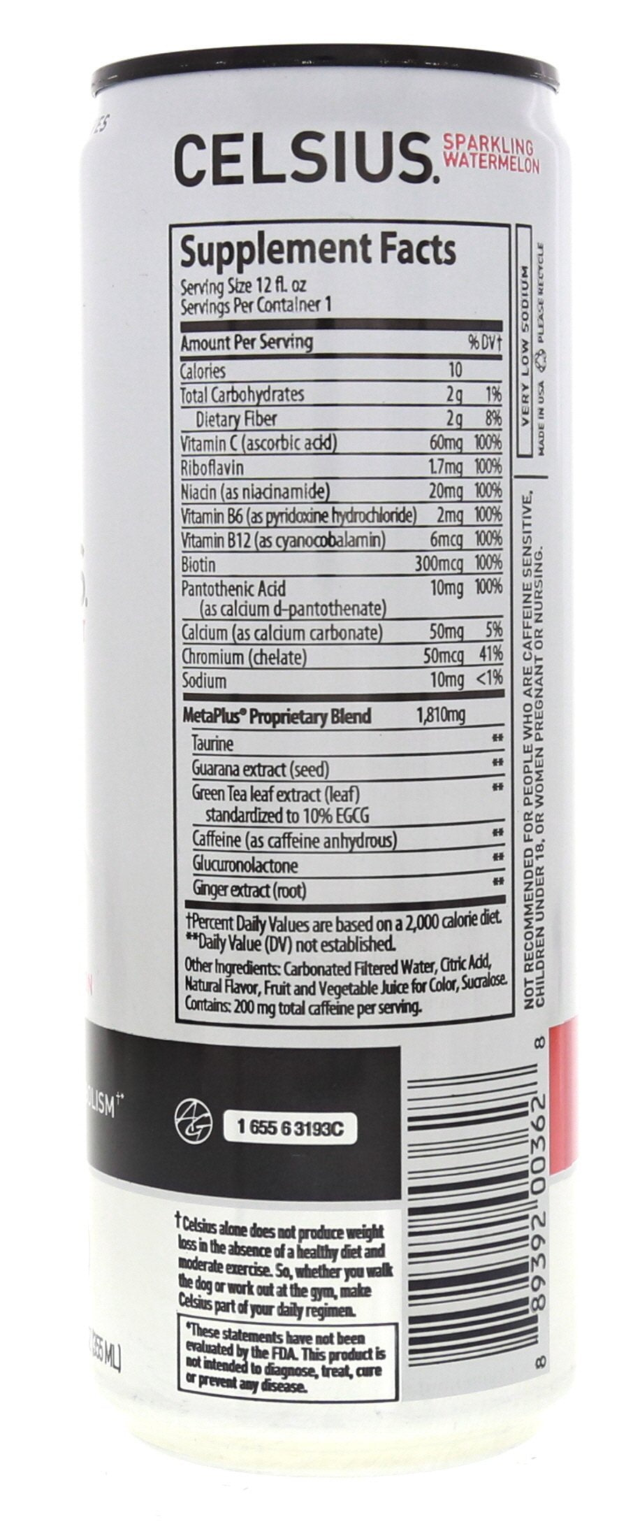 CELSIUS Fitness Drink 4-Flavor Variety Pack, Zero Sugar, 12oz. Slim Can, 12 Pack