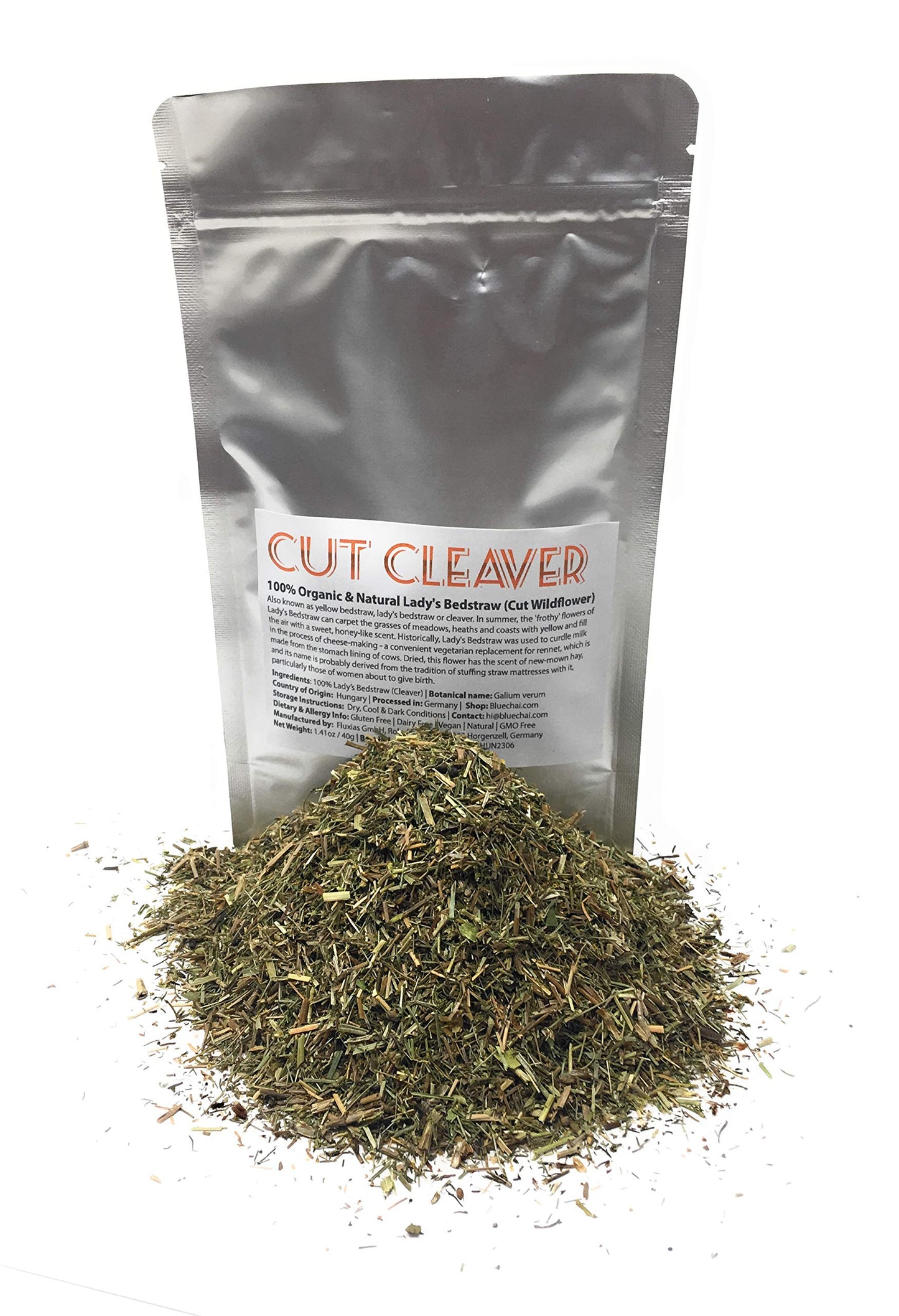 Cut Kitchen Tool (Galium Veflavor Blend) - 100% Natural LadyS Bedstraw (Cut Wildflower) - Net Weight: 1.41Oz / 40G