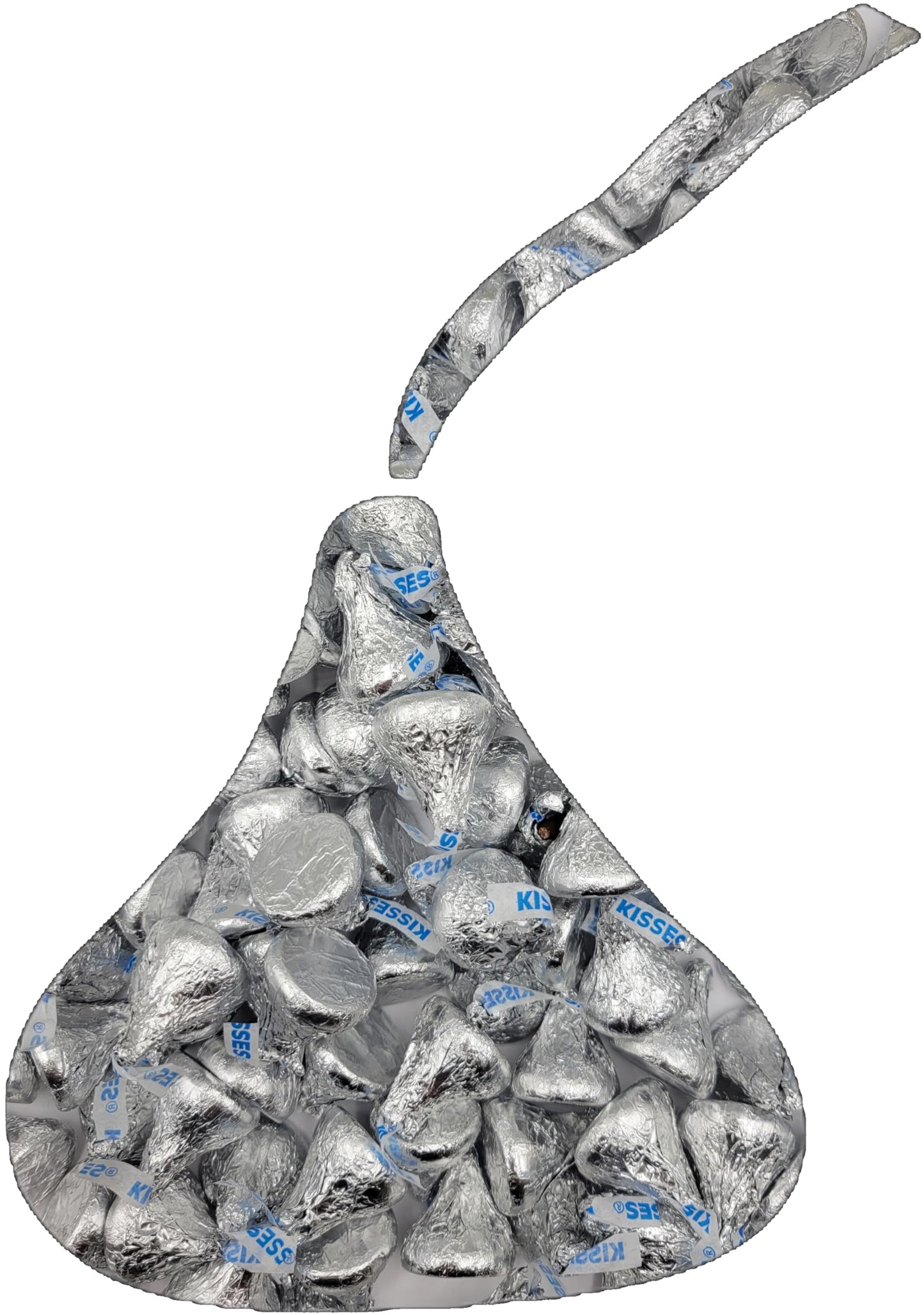 Hershyskisses Milk Chocolate Candy In Silver Foil - Bulk Bag - 1 Pound