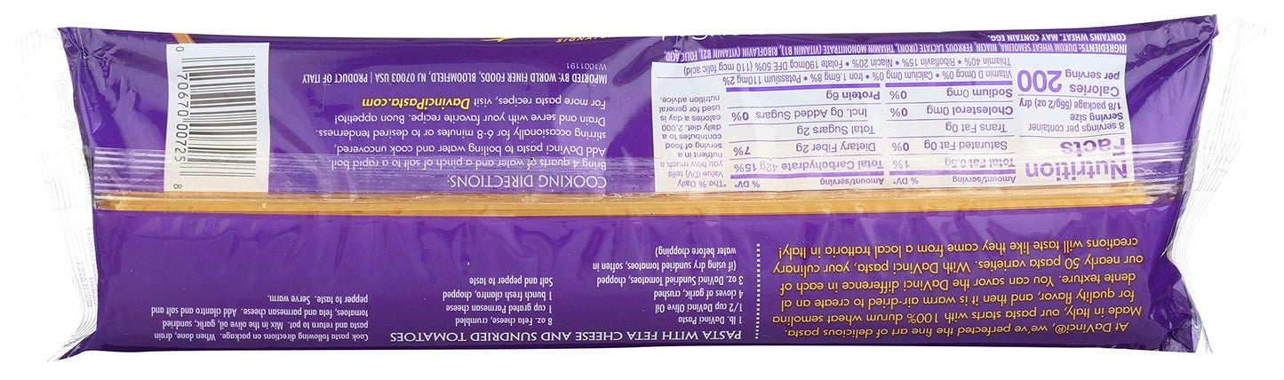 Davinci, Italian Pasta, 16Oz Bag (Pack Of 6) (Choose Types Of Pasta Below) (Thin Spaghetti 16Oz Bag)
