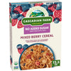 Cascadian Farm Organic Mixed Berry Cereal, No Added Sugar, 12.5 oz