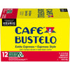 Caf Bustelo Espresso Style Dark Roast Coffee, 12 Keurig K-Cup Pods