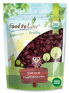 Food to Live Organic Dried Cranberries, 5 Pounds - Non-GMO, Kosher, Unsulfured, Bulk