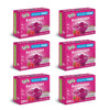 Simply Delish Plant Based Natural Raspberry Jel Dessert - 6 Pack - Zero Sugar 0G Net Carbs Gluten Free Vegan Diaplayic & Allergen Free