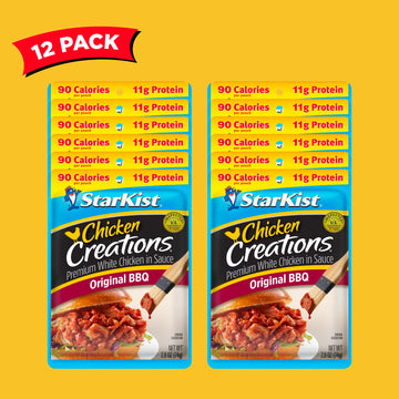 Starkist Chicken Creations Classic Bbq - 2.6 Oz Pouch (Pack Of 12)