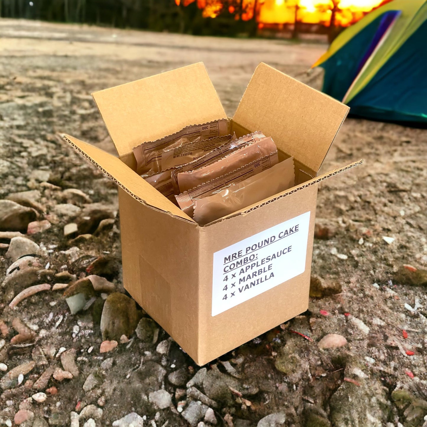 Future Essentials MRE Pound Cake Combo - 12 Pack, 2.5 Ounce Each