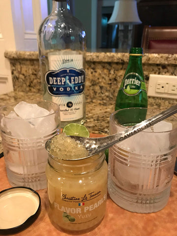 Christine Le Tennier Yuzu Flavor Pearls, 7oz Jar