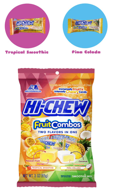 Hi Chew 6 Flavors, Bulk 165+ Pieces, 2 Pound (Hi Chew Fruit Strawberry, Mango, Green Apple, Grape, Tropical Smoothie, Pina Colad