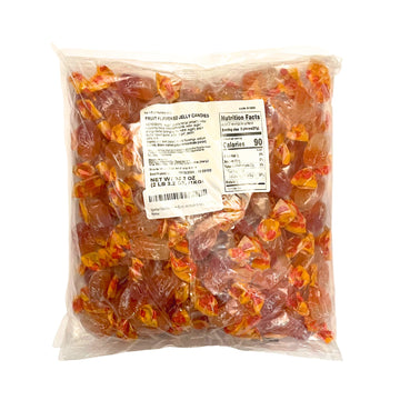 Sperlari Gran Duetto Fruit Nectar Jelly Candy - Gluten Free, 2.2 lb Bag - Orange, Peach & Raspberry Gummy Candy Made in Italy