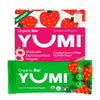 Yumi Organic Toddler Snacks Bars - Gluten-Free No Added Sugar 7+ Vegetables Soft-Baked Crust Yumi Bars Healthy Toddler Organic Snacks - School Safe and for Lunch Boxes Strawberry & Rhubarb (30ct.)