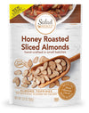 Salad Pizazz Almond Toppings Snack Mix And Salad Topping Resealable Bag, Honey Roasted, 3.5 Ounce