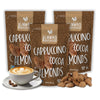 Almond Brothers Roasted Almonds - Hand Crafted Cappuccino & Cocoa Almonds, Gluten-Free, Non-GMO, Candied Almonds (5 Oz, Pack of