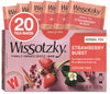 Wissotzky Strawberry Burst Herbal Tea, 20 Tea Bags | Fruity Blend | Caffeine Free Tea | Antioxidant Rich