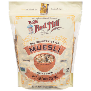 Bob s Red Mill Old Country Style Muesli, 40oz (Pack of 4) - Non GMO, Whole Grain, Vegan, Kosher
