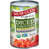 Muir Glen Organic Diced Tomatoes With Basil And Garlic - 14.5 Fl Oz