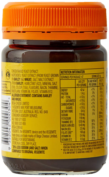 Vegemite Salt Reduced Vegemite 235gm