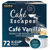 Cafe Escapes Cafe Vanilla Keurig Single-Serve K-Cup Pods, 72 Count (6 Packs Of 12)