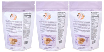 MilkBliss Soft Baked Lactation Cookies, All Natural, 12 Ounce (Pack of 3)