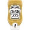 Heinz Spicy Brown Mustard (14 oz Bottles, Pack of 6)