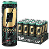 Steel Supplements OMNI Energy Drink, 200mg Caffeine, B Vitamins, Sugar-Free, Low Calorie, 12 Oz, Pack of 12