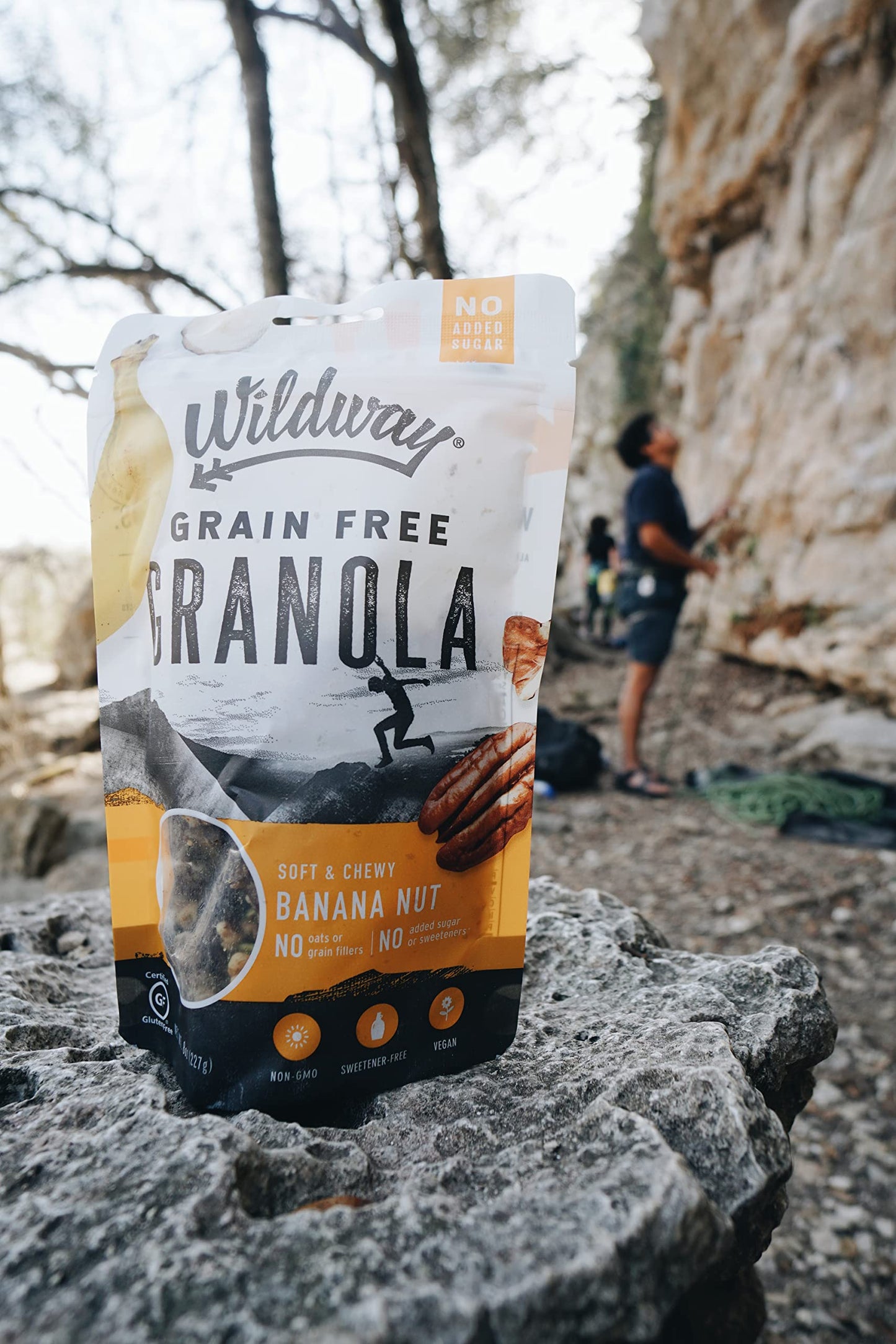 Wildway Banana Nut Keto Granola | Grain-Free Certified Gluten-Free Cereal | Vegan, Low Carb | No Sugar Added | Paleo-Friendly |