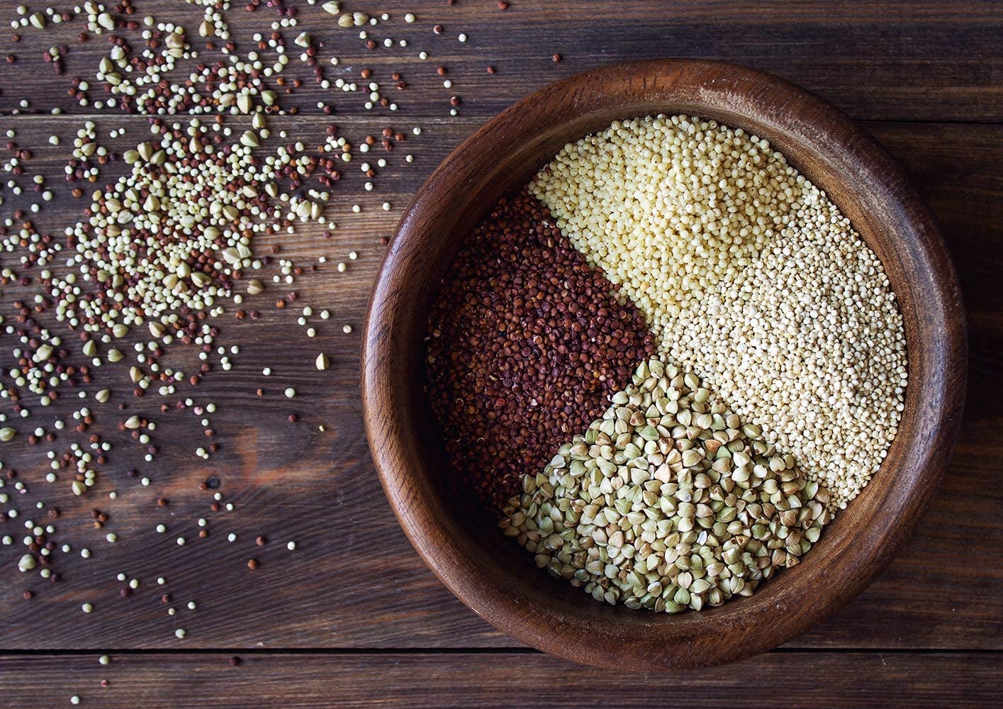 Food to Live Organic Super Grains Blend, 1.5 Pounds - A Mix of Millet, Buckwheat, Red and White Quinoa. Non-GMO, Non-Irradiated,