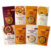 The Cumin Club Variety Pack | 8 Authentic Indian Meals | Ready in 5 Minutes, Just Add Water | All-Natural, No Preservatives | Ve