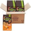 Breton Veggie Crisps Spicy Chipotle Cheddar (Pack of 12) - Popped not Fried Crisps, Made with Real Vegetables, Light and Crispy