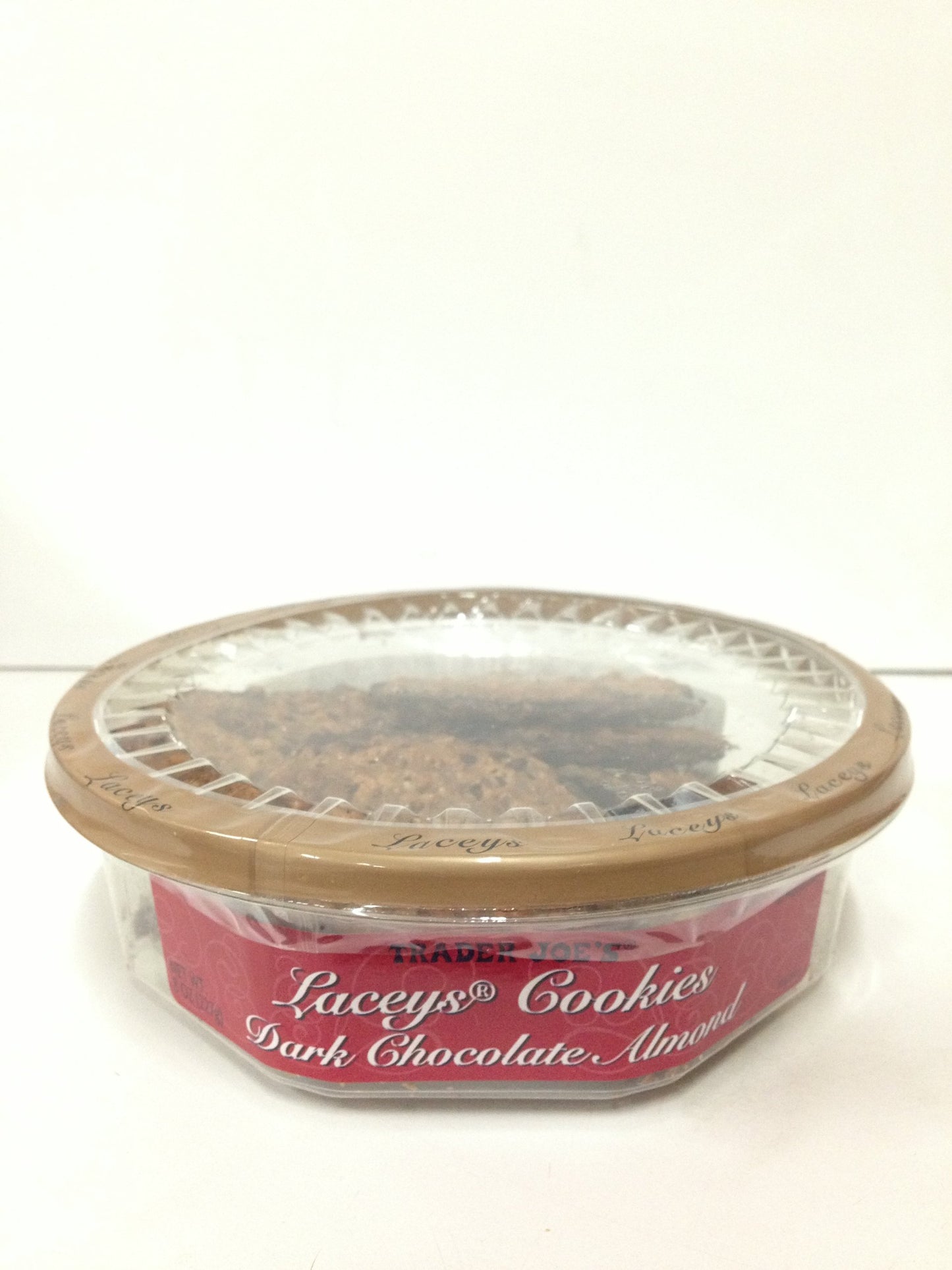 Trader Joe's Laceys Cookies Dark Chocolate Almond (Pack of 2)