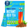 Unbrewed Planet Instant Iced Tea - 100% Pure Black Tea - 30 Single Serve Stick Packs - Unsweetened - Vegan - Gluten Free - On-th