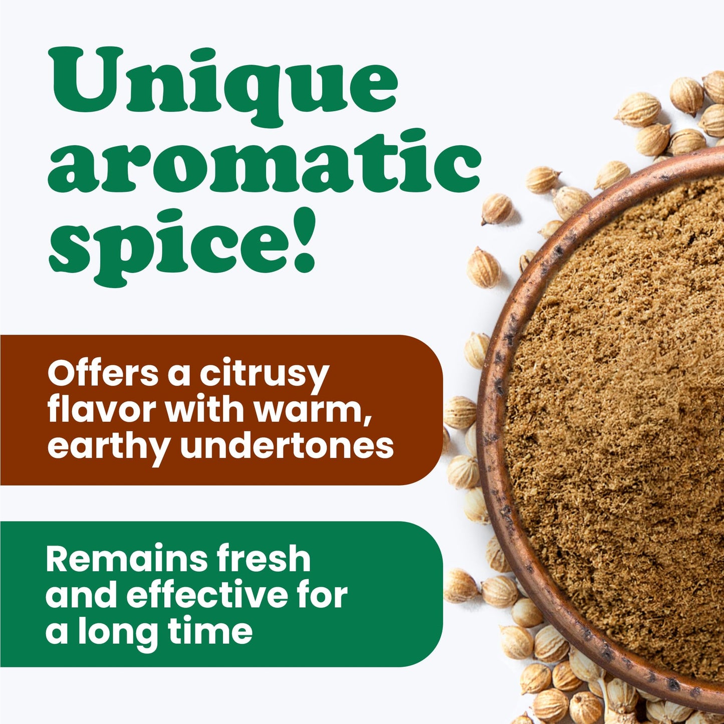 Food To Live Organic Coriander Powder, 12 Pounds - Freshly Ground, Pure, Natural Spice For Cooking, Baking And Seasoning, Non-Gm