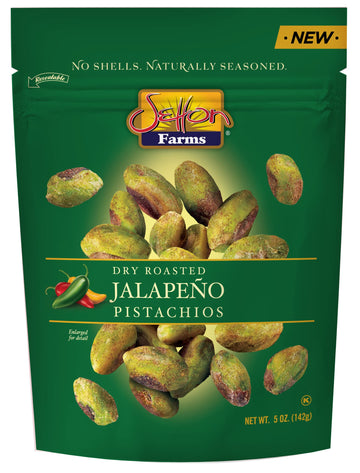 Setton Farms Naturally Seasoned Pistachio Kernels, Jalapeno, No Shell Pistachios, Certified Non-GMO, Gluten Free, Vegan and Kosh