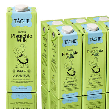 T che Unsweetened Pistachio Milk - Plant Based Nut Milk & Pistachio Creamer - Rich, Smooth, Barista Blend, Non Dairy Creamer, G