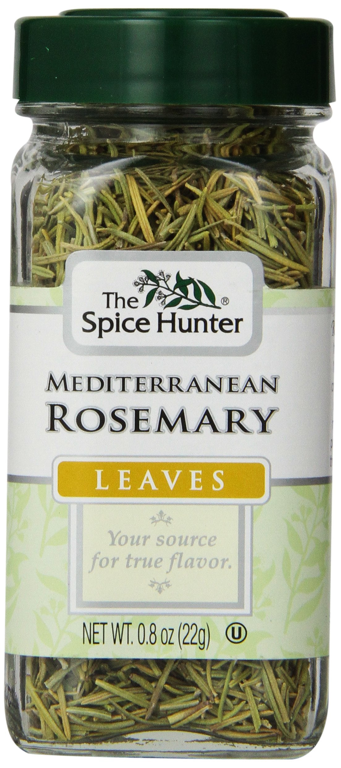 The Spice Hunter Rosemary, Mediterranean, Leaves, 0.8 Ounce Jar (Pack of 48)