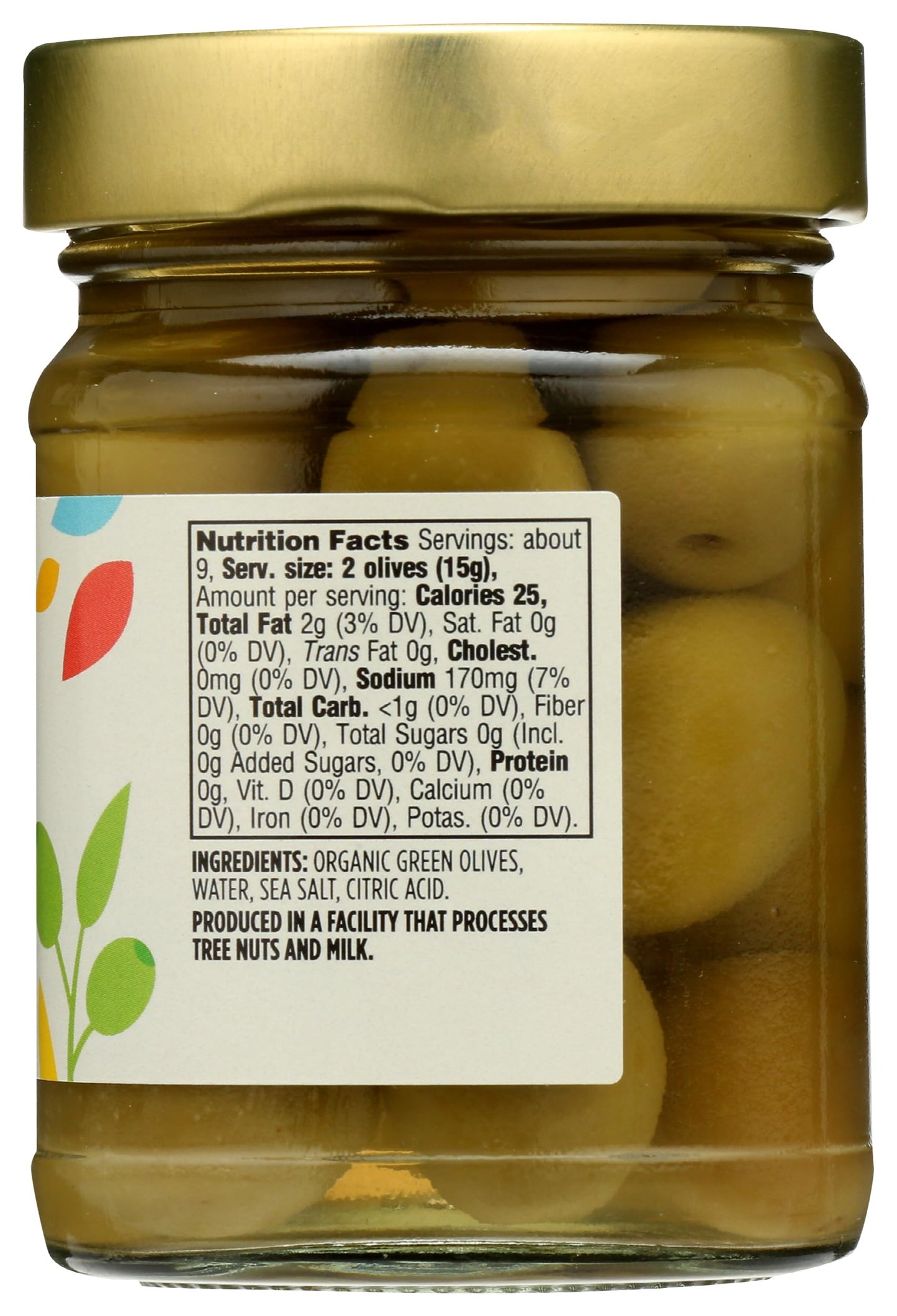 365 By Whole Foods Market, Olives Green Organic, 4.6 Ounce