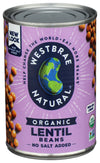 WESTBRAE NATURAL Organic Lentils, 15 OZ