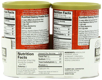 Rumford Baking Powder, 8.1 Ounce (Pack of 2)