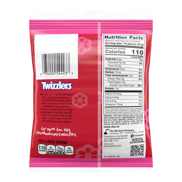 TWIZZLERS Bites Cherry Flavored Licorice Style, Chewy Candy Bags, 7 oz (12 Count)