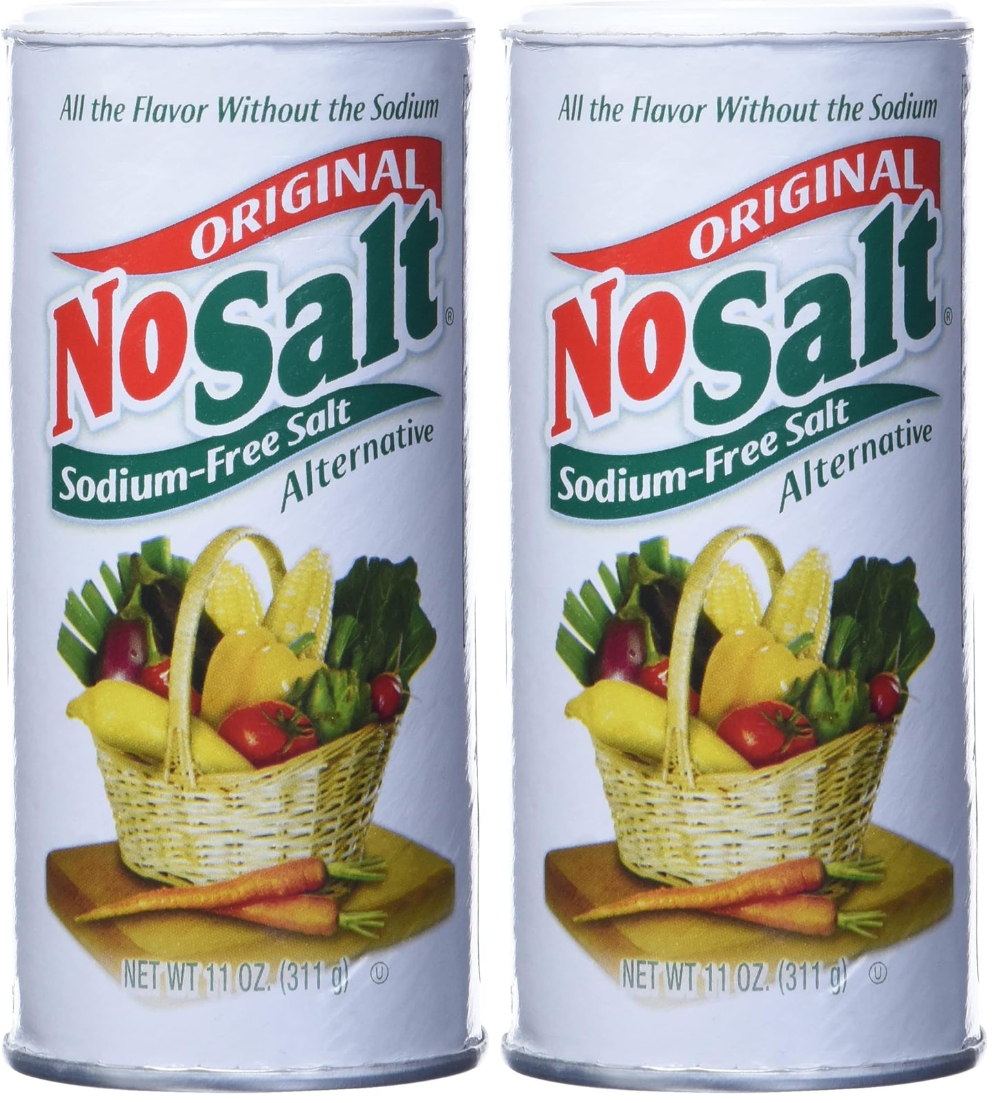 NoSalt Original Sodium-Free Salt Alternative, 11 oz (Pack of 2)