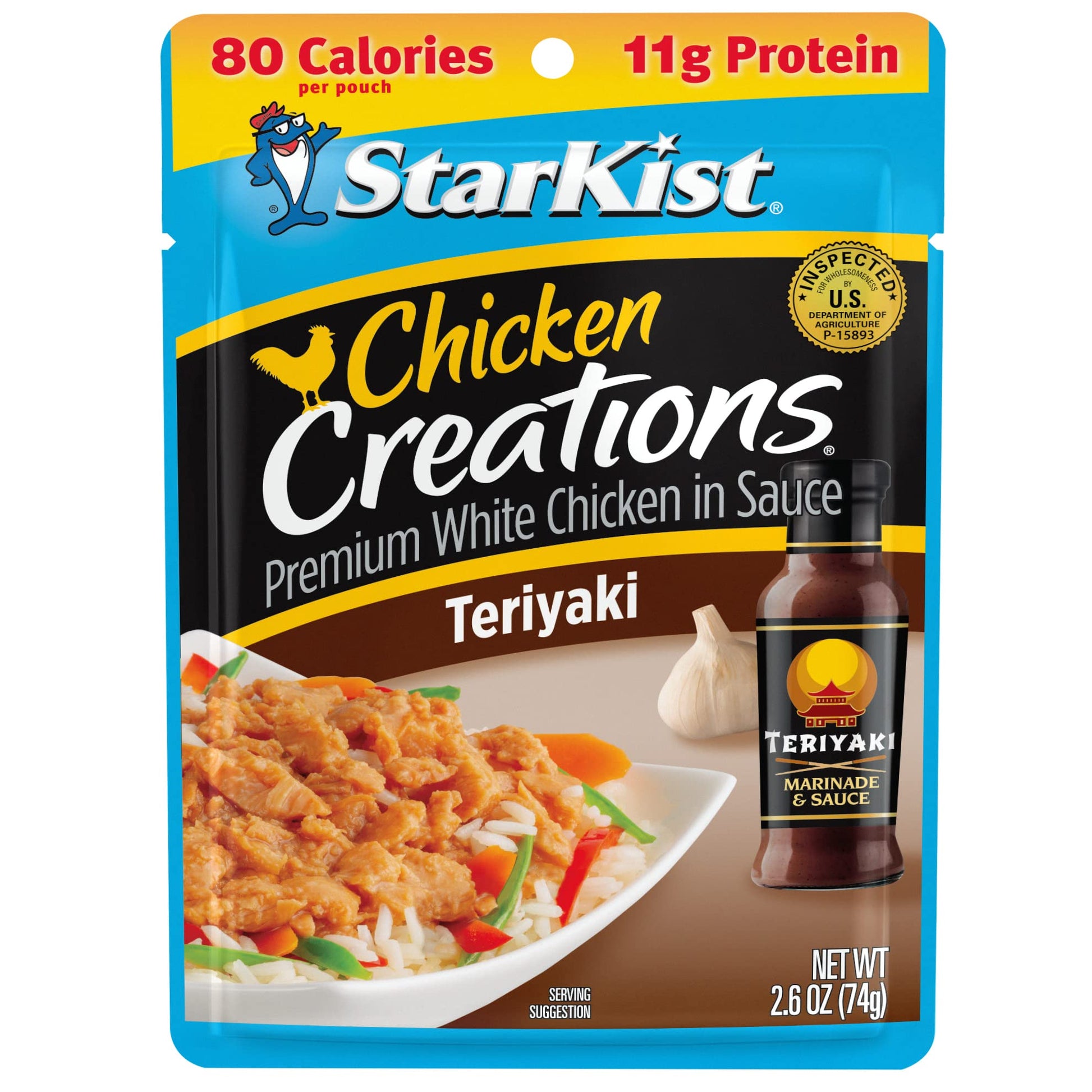 Starkist Chicken Creations Teriyaki - 2.6 Oz Pouch (Pack Of 12)